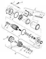 MOTOR DE ARRANQUE HURRICANE B974473 and Intl. HURRICANE I974473 (4941044104C007)