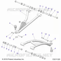 SUSPENSIÃ“N DELANTERA A-ARMS