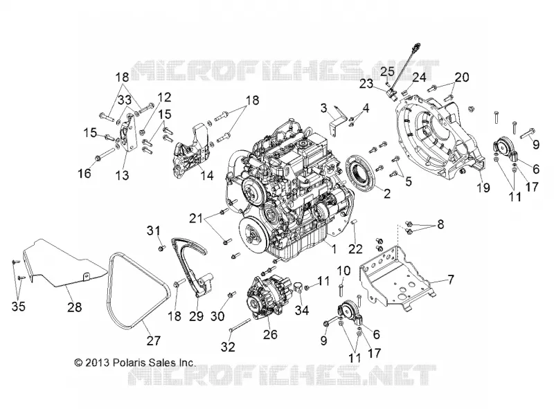 MOTOR, MOUNTING