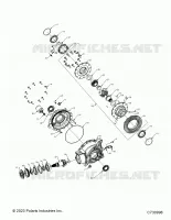 TREN, REAR GEARCASE INTERNALS