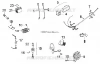 INTERRUPTORES, HARNESS and INDICATORS
