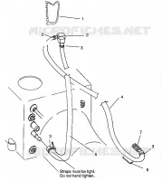 AGUA SIPHON SL 780 B964087 and  Intl. SL 780 I964087 (4935523552B010)