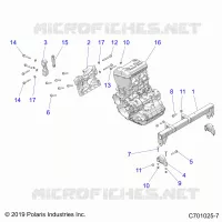 MOTOR, MOUNTING &amp; LONG BLOCK