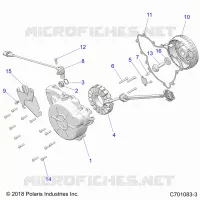 MOTOR, STATOR AND COVER