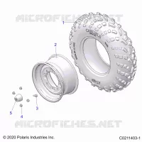 RUEDAS, FRONT TIRE