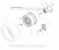RUEDAS, REAR and HUB