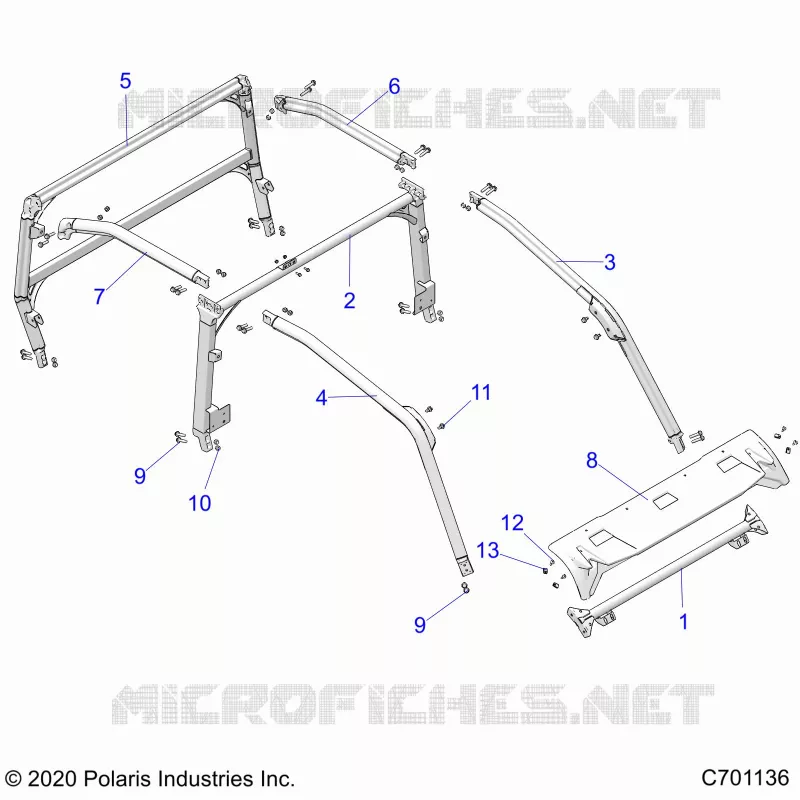 CHASSIS, CAB BASTIDOR