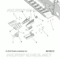 CHASIS, FOOTREST-RH