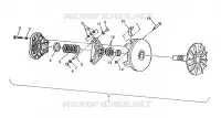 Embrague ASSEMBLY 6x6 400L, SWEDISH S948740 and  NORWEGIAN N948740 (4926812681031A)