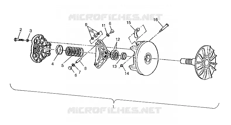 Embrague ASSEMBLY 6x6 400L, SWEDISH S948740 and  NORWEGIAN N948740 (4926812681031A)