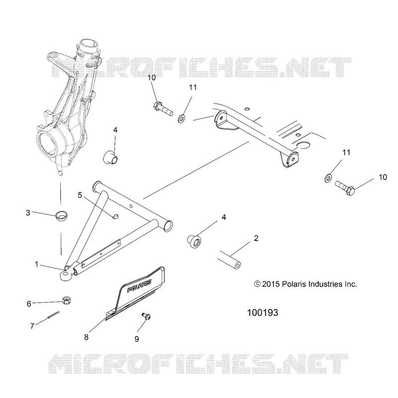 SUSPENSION, A-ARM AND PUNTAL MOUNTING