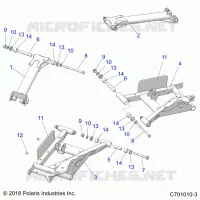 SUSPENSION TRASERA CONTROL ARMS -Z21ASA87B2 (C701010-3)