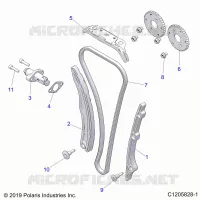 LA CADENA DE LEVAS AND TENSIONER
