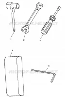 KIT DE HERRAMIENTA SL 780 B964087 and Intl. SL 780 I964087 (4935523552B013)