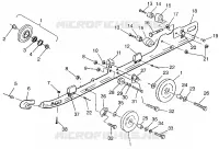 montaje en carril (SUSPENSION) 440 XC 0971760 (4937873787B010)