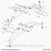 SUSPENSIÃ“N DELANTERA A-ARM MOUNTING