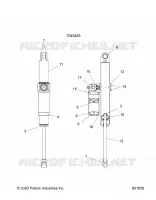 SUSPENSION, SHOCK TRASERO TRACK