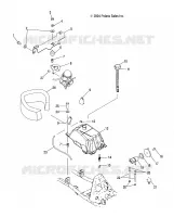 GASOLINA TANK AND CARBURADOR MOUNTING