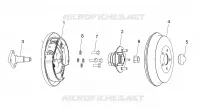 RUEDAS, COMPONENTS, END, LEFT REAR