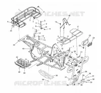 PARACHOQUES / TRANSPORTIN MOUNTING SPORTSMAN 4X4 W958040 (4930403040A007)