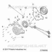 ENGINE, STATOR AND VOLANTE