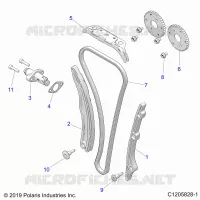LA CADENA DE LEVAS AND TENSIONER