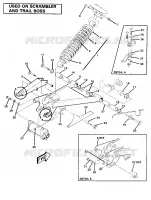 SWING ARM WELDMENT AND SHOCK TRASERO ASSEMBLY (4910981098032A)