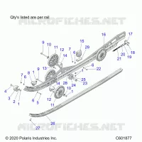SUSPENSION, RAIL BEAM LH/RH ALL OPCIONES