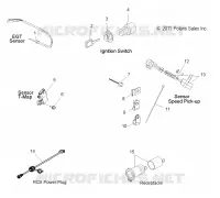 INTERRUPTORES, SENSORES and POWER PLUG