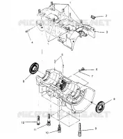 CAJA DEL CIGÜEÑAL ASSEMBLY  440 XCR SP X951660 (4932833283C009)