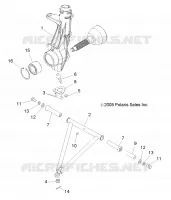 SUSPENSION, A-ARM and PUNTAL MOUNTING