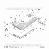 SISTEMA DE COMBUSTIBLE, FUEL TANK ASM.