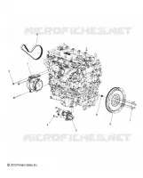 ENGINE, ALTERNADOR, FLYRUEDA AND STARTER MOUNTING