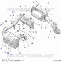 ENGINE, TOMA DE AIRE SYSTEM