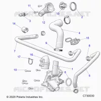 MOTOR, WATERPUMP AND BYPASS