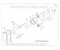BRAKES, PINZA TRASERA