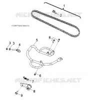 TREN, DRIVE CHAIN AND GUARD