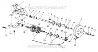 EJE DE TRANSMISIÓN ASSEMBLY WIDETRAK GT 0952061 and  EUROPEAN WIDETRAK GT E952061 (4928962896B011)
