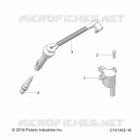 ENCENDIDO COIL, WIRE AND SPARK PLUG