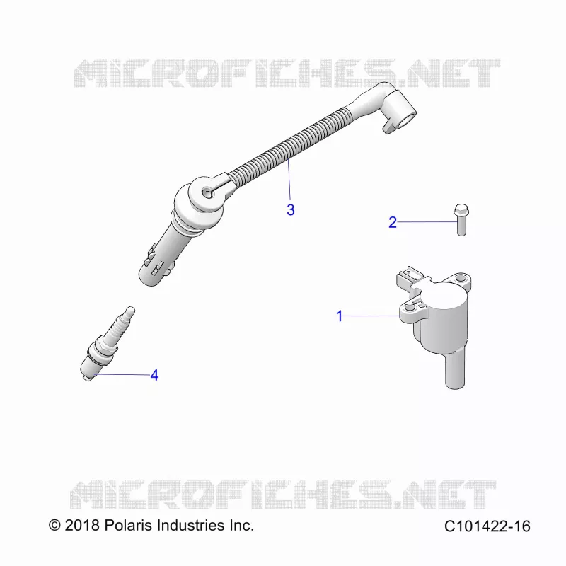 ENCENDIDO COIL, WIRE AND SPARK PLUG