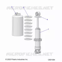 SUSPENSION, CHOQUE FRONTAL TRACK