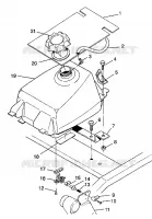 MONTAJE DEL DEPÓSITO DE COMBUSTIBLE 4X4 350L W938139 (4924052405007A)