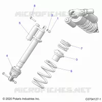 SUSPENSION, CHOQUE FRONTAL MOUNTING