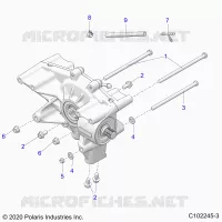 TREN, REAR GEARCASE MOUNTING