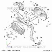 TREN, CLUTCH COVER AND DUCTING