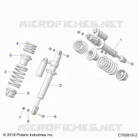 SUSPENSION, CHOQUE FRONTAL MOUNTING