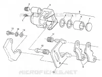 MONTAJE DE FRENO DELANTERA 4X4 350L W938139 (4924052405016A)