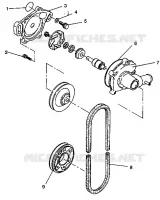 BOMBA DE AGUA XLT E940767,  XLT SP E940667    XLT SKS E940567 (49274227420034)