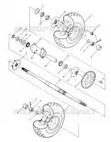 RUEDA TRASERA DRIVE ASSEMBLY (4913491349017A)