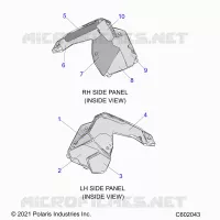 PANELES LATERALES FOAM/FABRIC